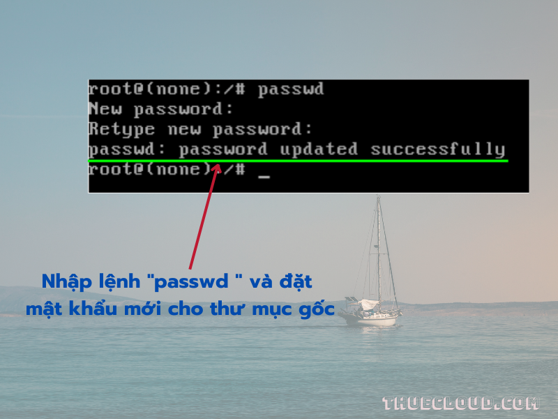 Cài đặt lại mật khẩu gốc trên Ubuntu 20.04LTS thành công
