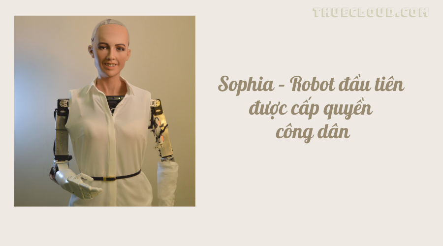 Sophia – Robot đầu tiên được cấp quyền công dân