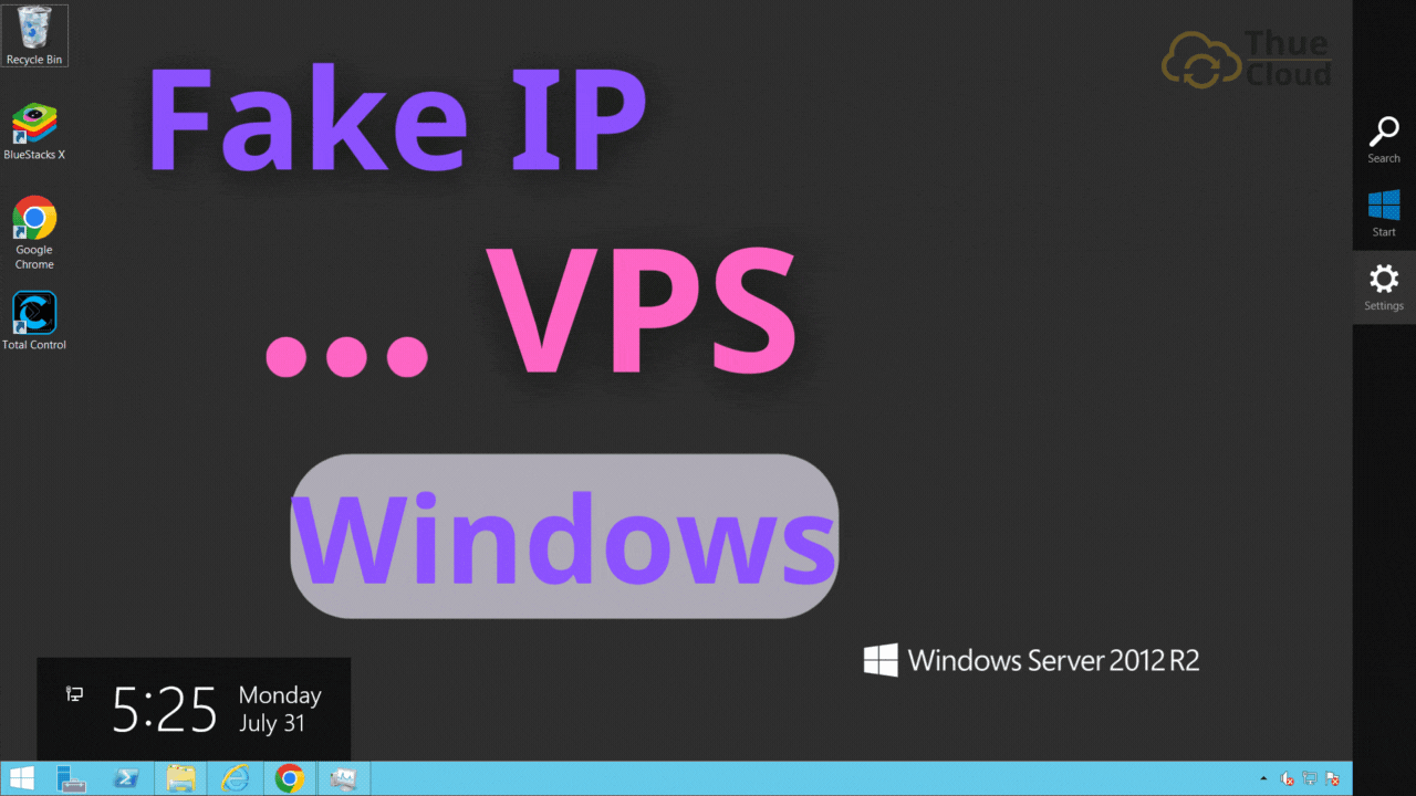 Cách Fake IP cho VPS Windows