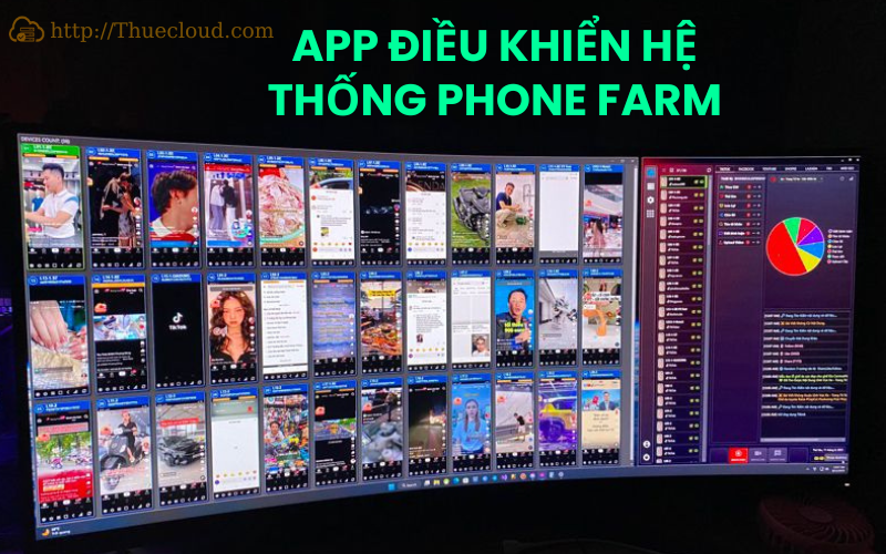 Dùng Proxy chạy Phone Farm được ứng dụng vào nhiều nhiệm vụ 