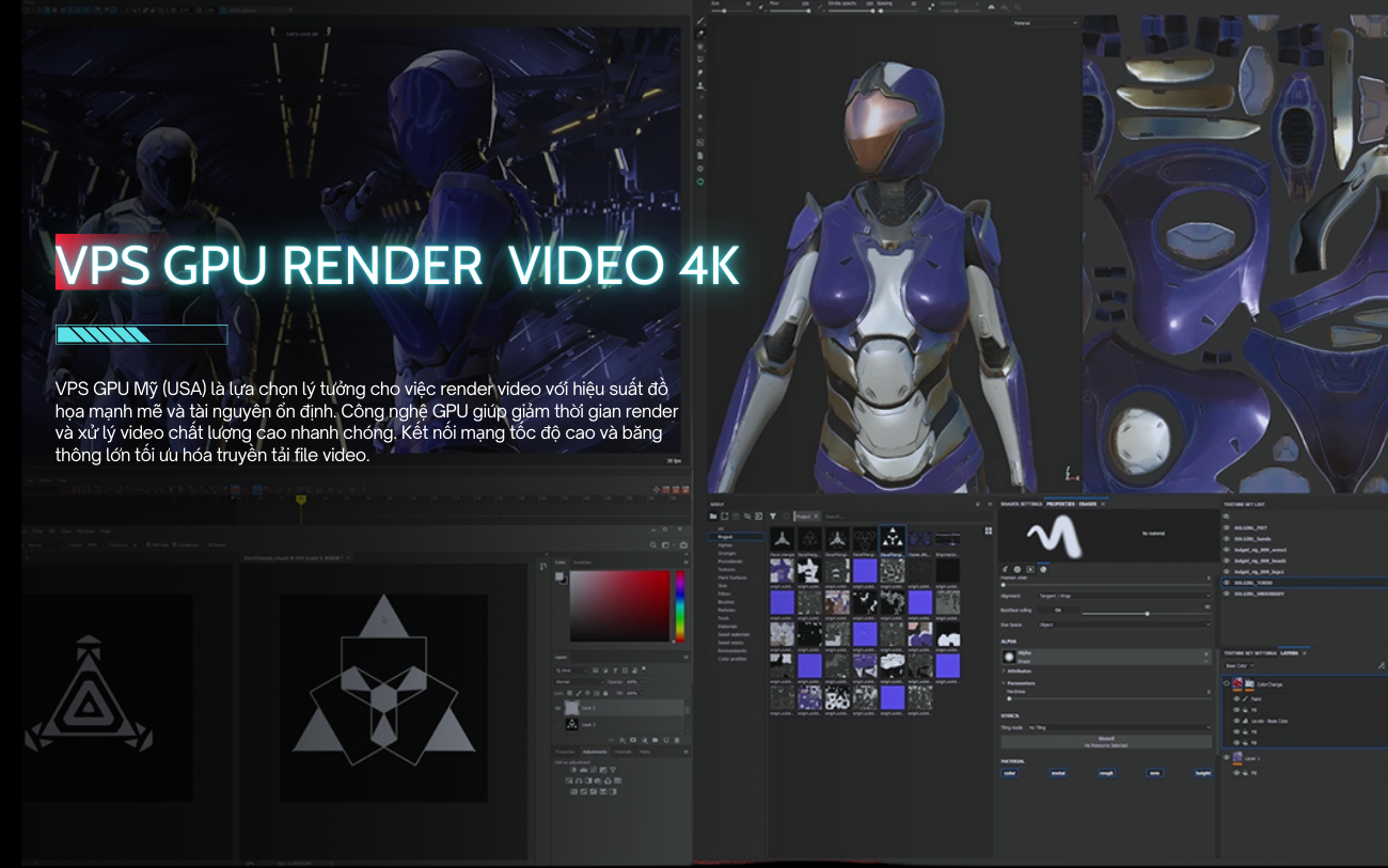Mua VPS GPU Render Video