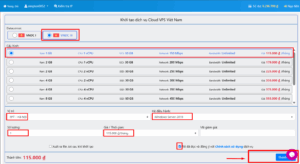 khởi tạo VPS chạy proxy
