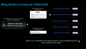 Đồng bộ các proxy với trình duyệt