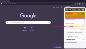 Nhập Proxy cần sử dụng tại danh sách Proxy List